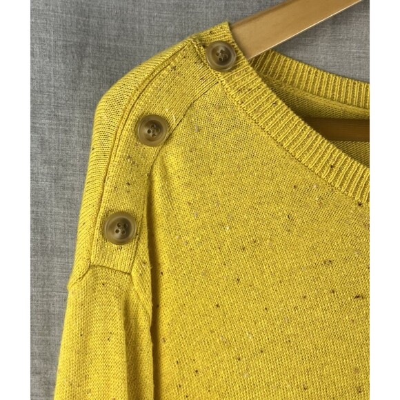 Talbots Plus Size 3X Sweater Mustard Yellow Gentleman Fox Novelty Fall Graphic - Picture 7 of 7